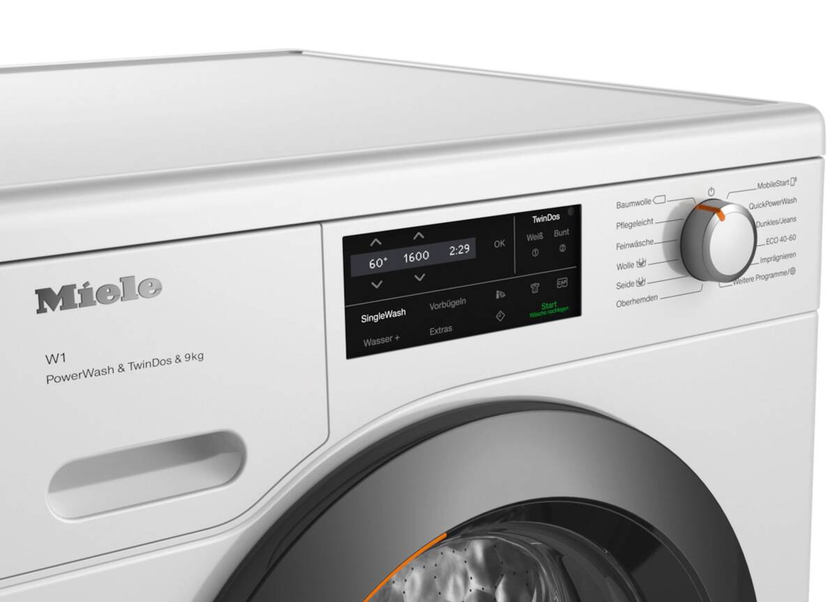 Miele Waschmaschine 9kg Energieeffizienzklasse A Frontlader WCI 860 WPS Weiß – Bild 3