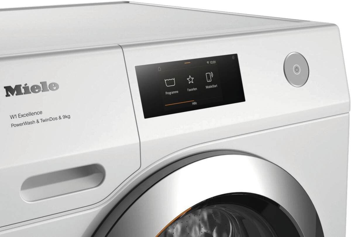 Miele Waschmaschine 9kg PowerWash Touch-Control 1600 U/min Energieeffizienzklasse A Weiß – Bild 4