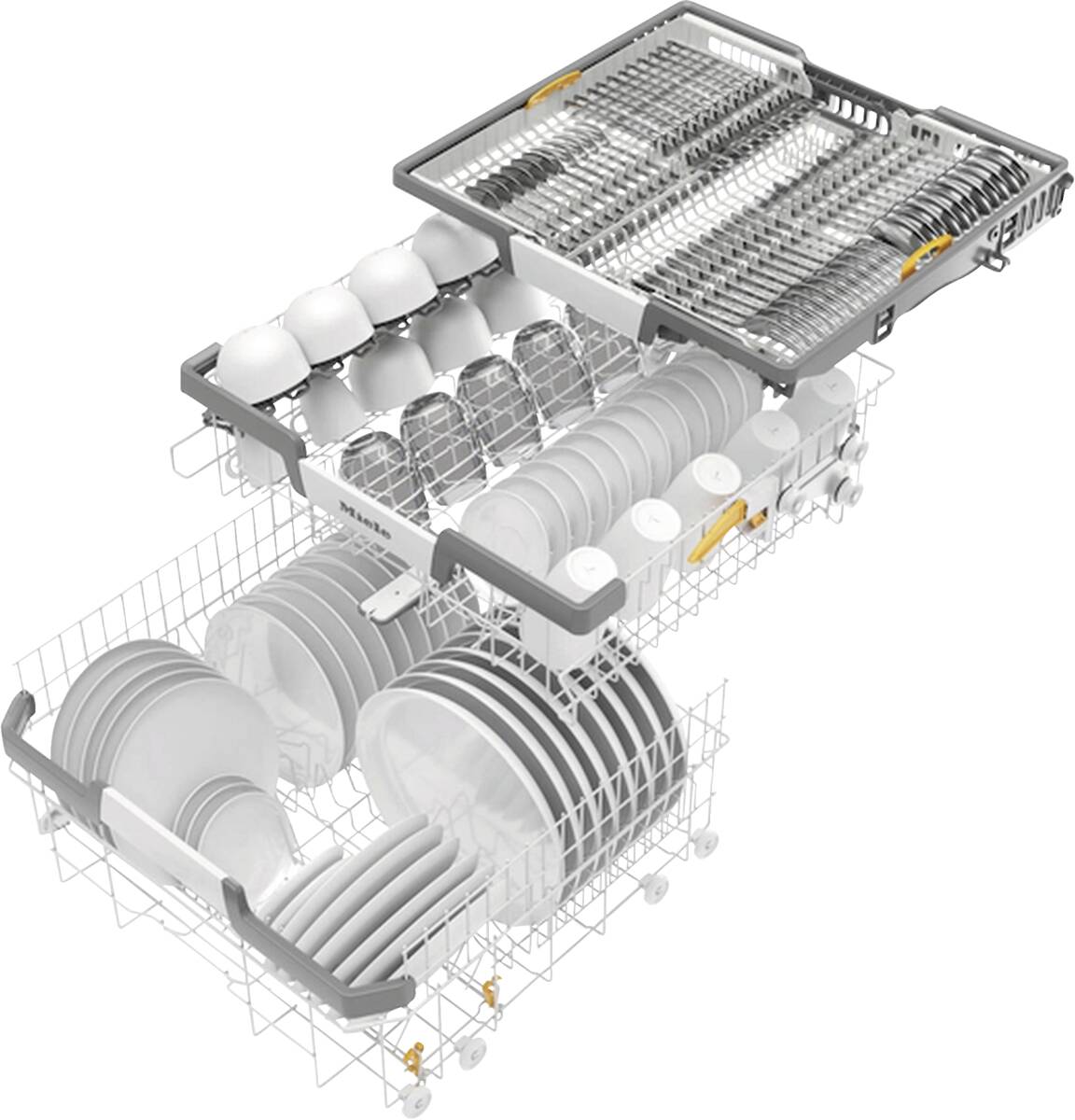 Miele Einbau-Geschirrspüler XXL AutoDos Display Edelstahl Energieeffizienzklasse B – Bild 4