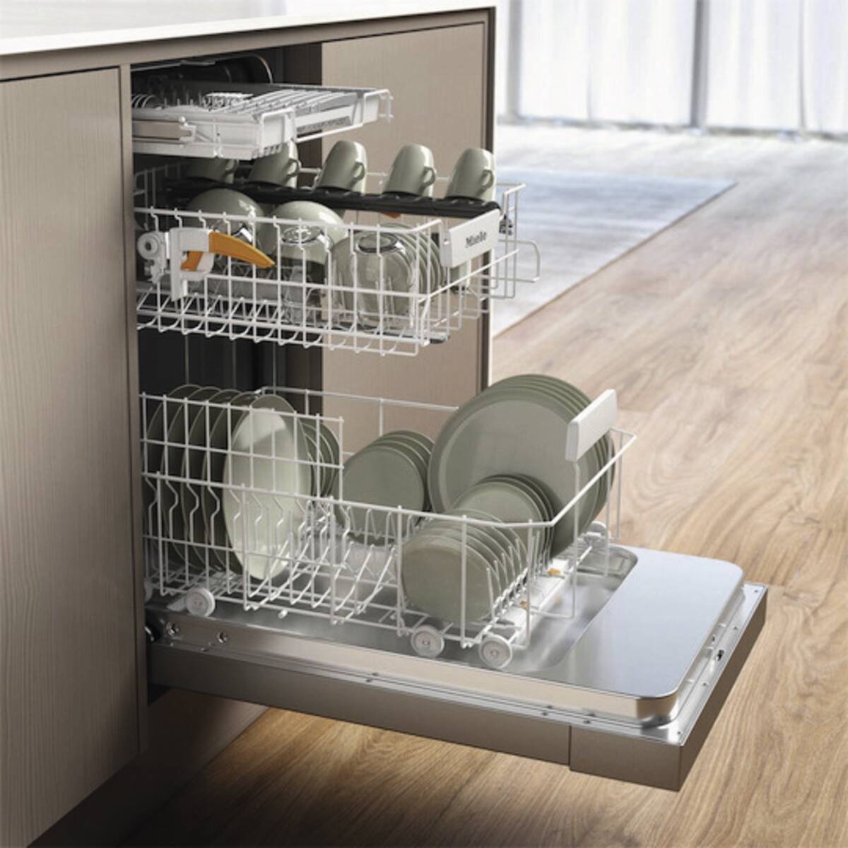Miele Unterbau-Geschirrspüler 45cm ComfortClose Edelstahl Energieeffizienzklasse E – Bild 4