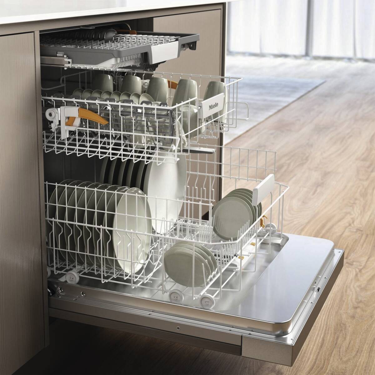 Miele Einbau-Geschirrspüler EcoPower G 5410 SCi Active Plus 14 Maßgedecke Edelstahl – Bild 3