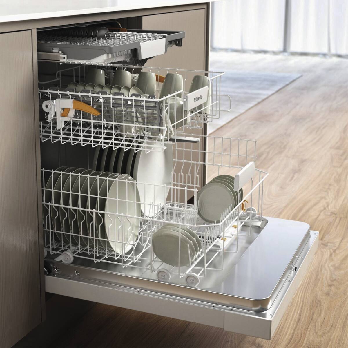 Miele Unterbaugeschirrspüler EcoPower AutoOpen ComfortClose Edelstahl EEK B 59,8cm – Bild 3
