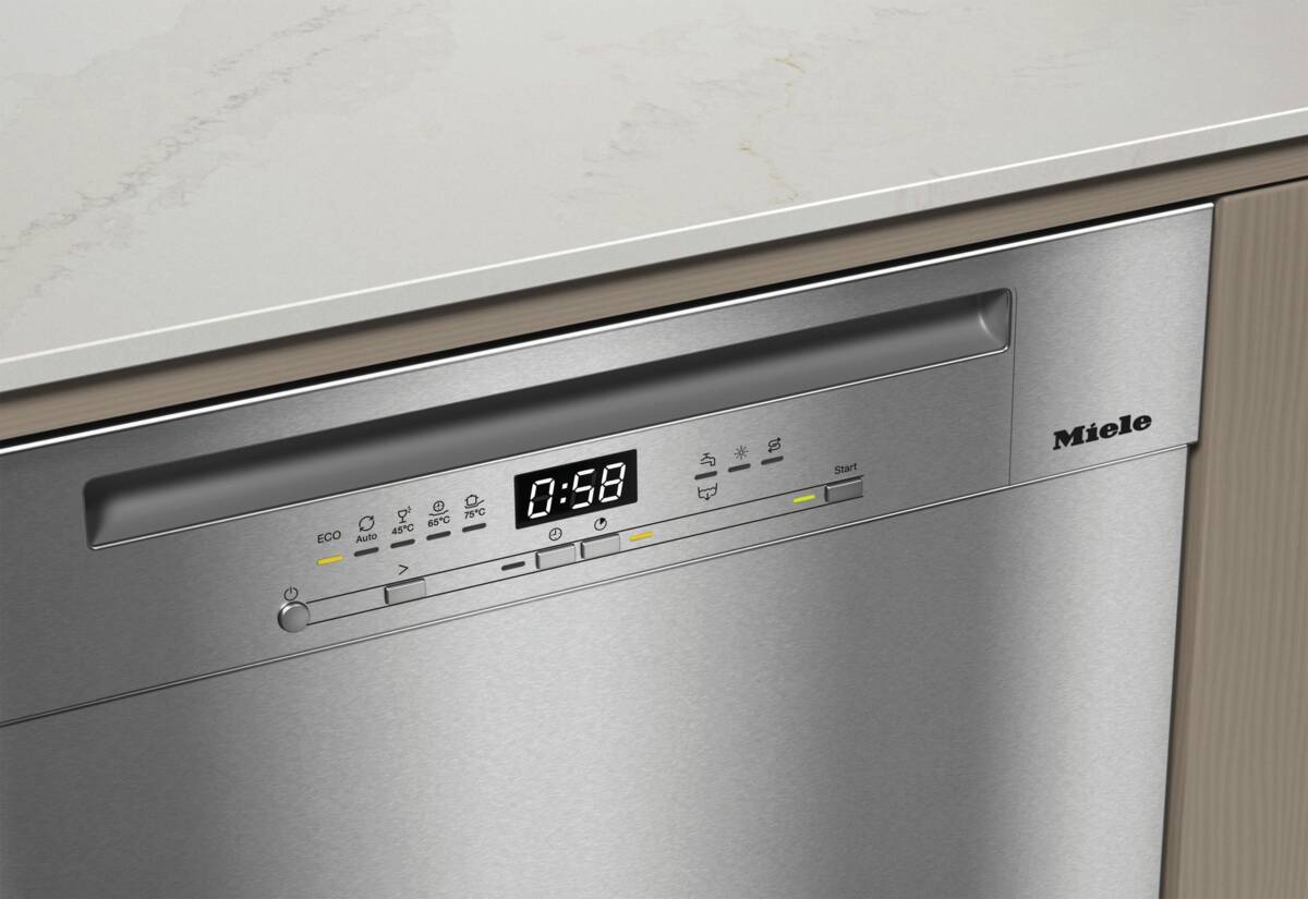 Miele Unterbau-Geschirrspüler mit EcoPower und AutoOpen-Trocknung 14 Maßgedecke Edelstahl – Bild 2