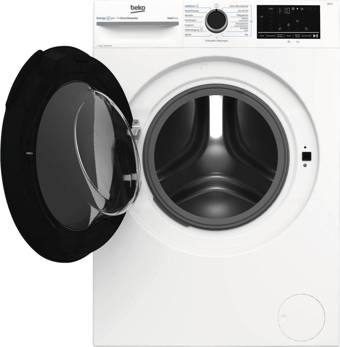 Beko Waschmaschine Frontlader 7 kg 1400 U/min Energieeffizienzklasse A Aquawave-Schontrommel – Bild 2