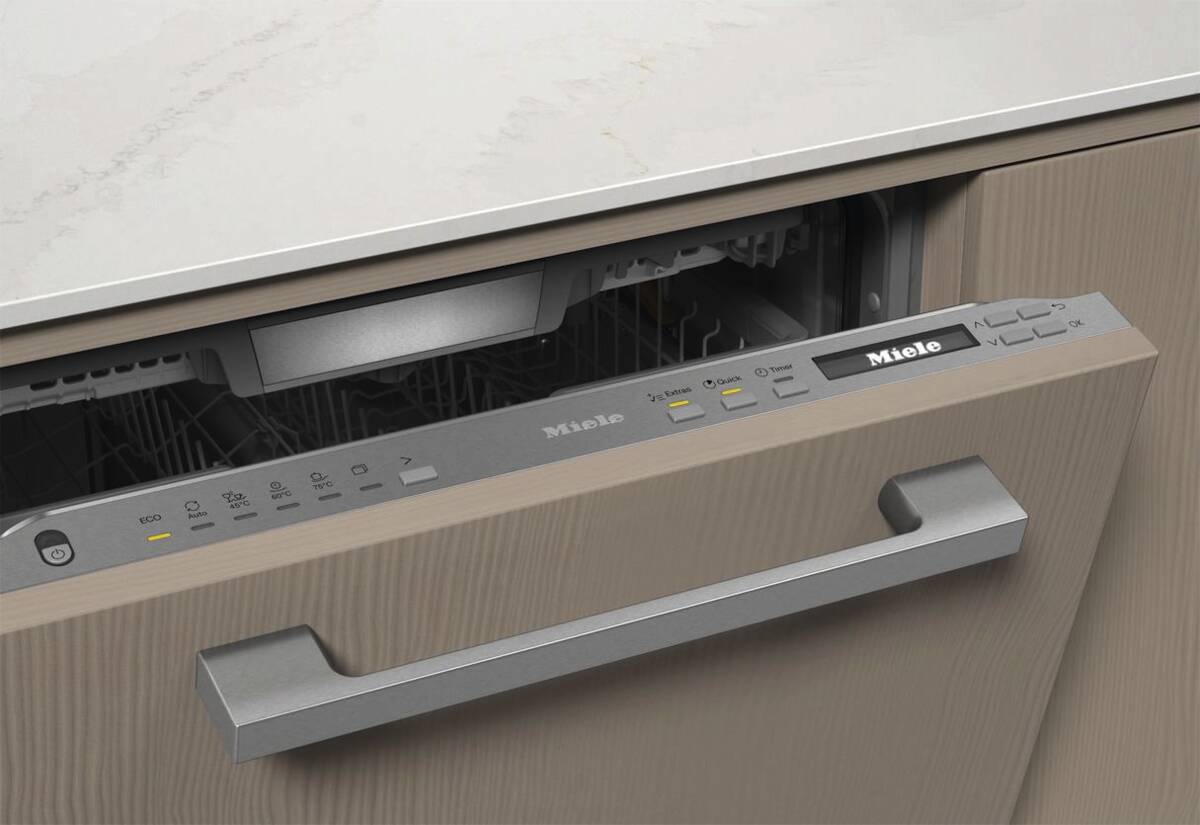 Miele Einbau-Geschirrspüler vollintegrierbar EcoPower AutoOpen Trocknung 14 Maßgedecke Edelstahl – Bild 2
