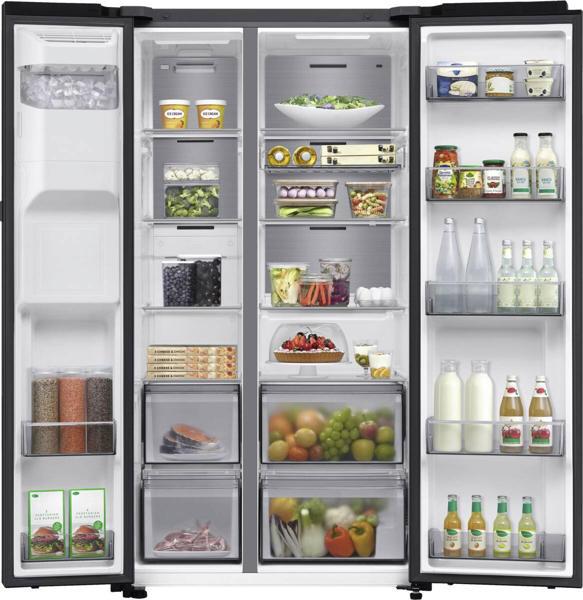 Fabelhafte Kuehlschrank Side By Side Samsung Bildnie4126